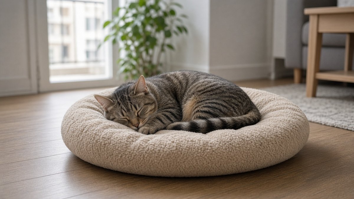 Cama o nido para gato en depto, foto única Patitas Pets