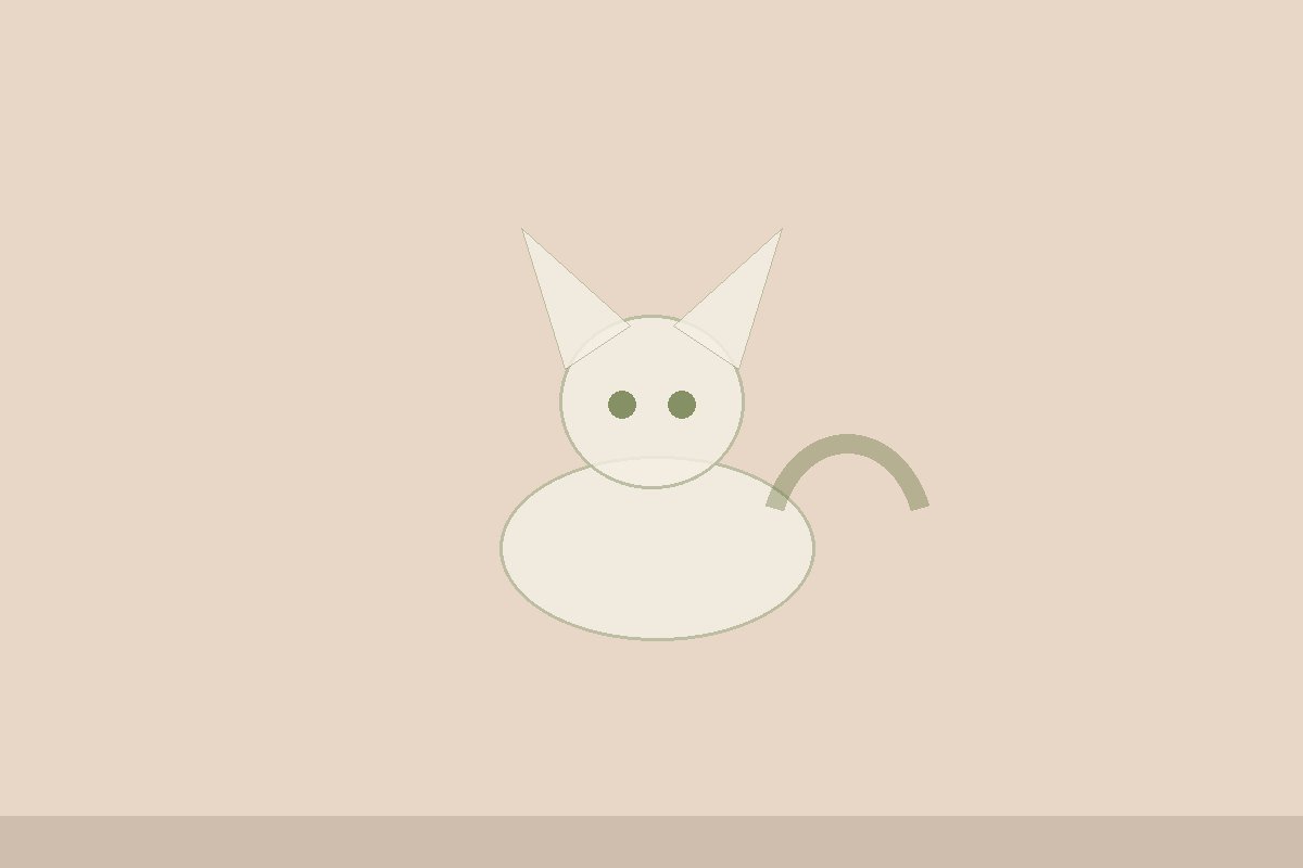 Silueta ilustrativa de gato sobre fondo suave, hero de adopción en CABA