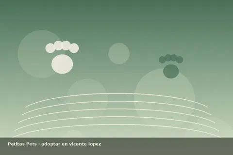 Ilustración adopción Vicente López, foto única Patitas Pets