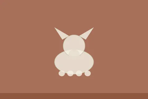 Silueta de pomerania, ilustración local Patitas Pets (Pillow, no stock)